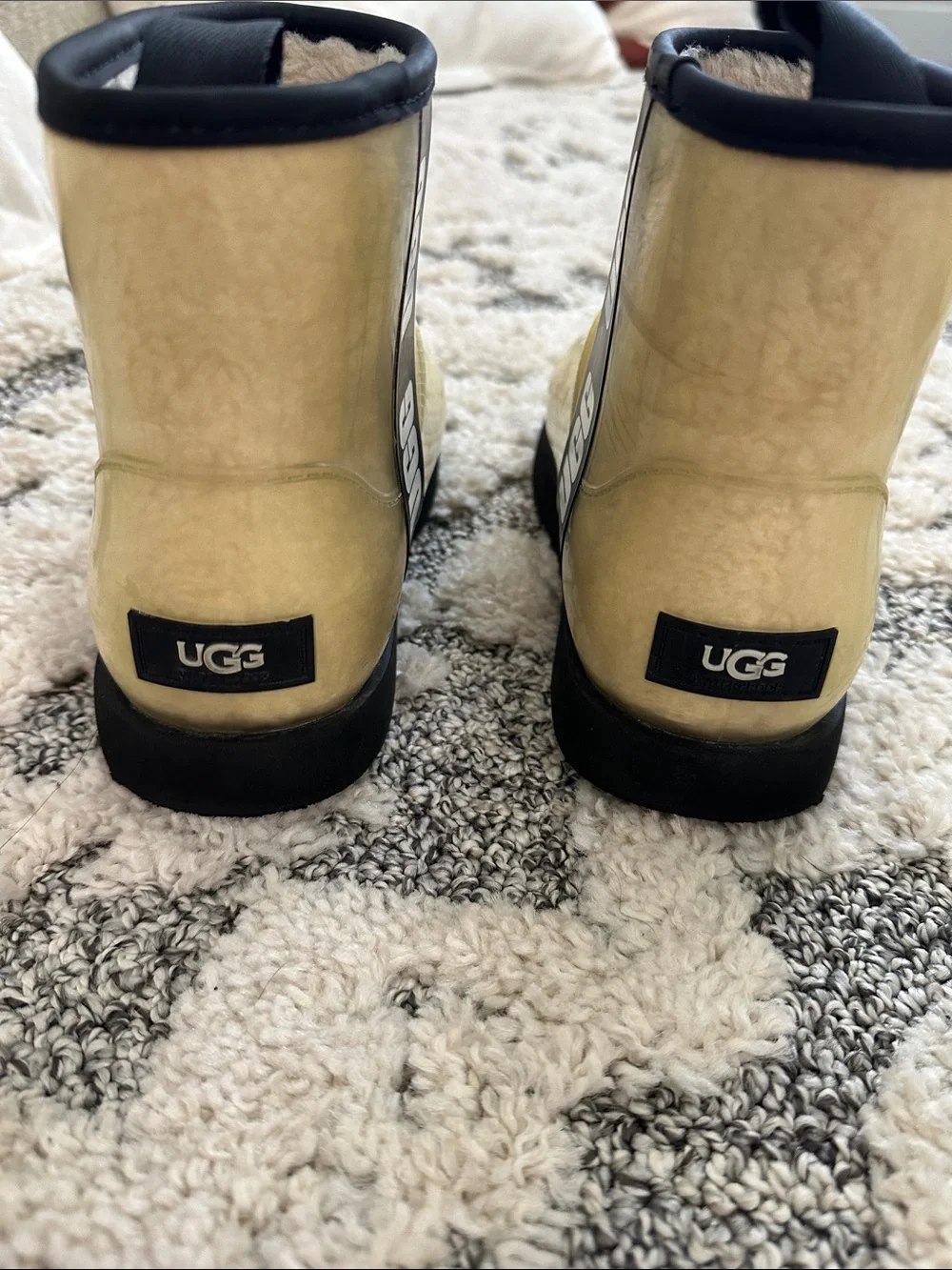 UGG Classic Clear Mini waterproof boot in Natural